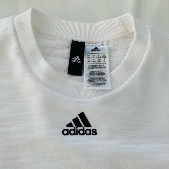 Adidas Sportswear Dance cropped sweatshirt in white - Picture 5 of 6